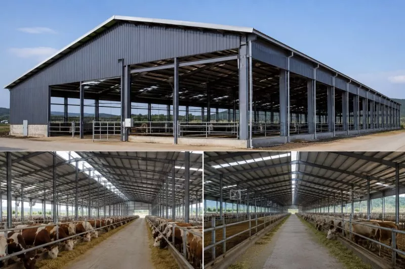 Poukisa plis envestisè yo chwazi Steel Frame Bovin Farm Construction?