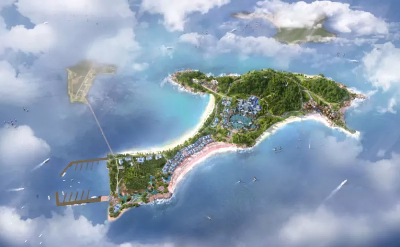 Estrikti Steel EIHE: Building Dongyou Palace nan Yantai Kongtong Wonderland
