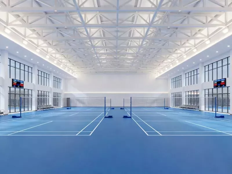 Andedan kay la Badminton Hall Steel Construction