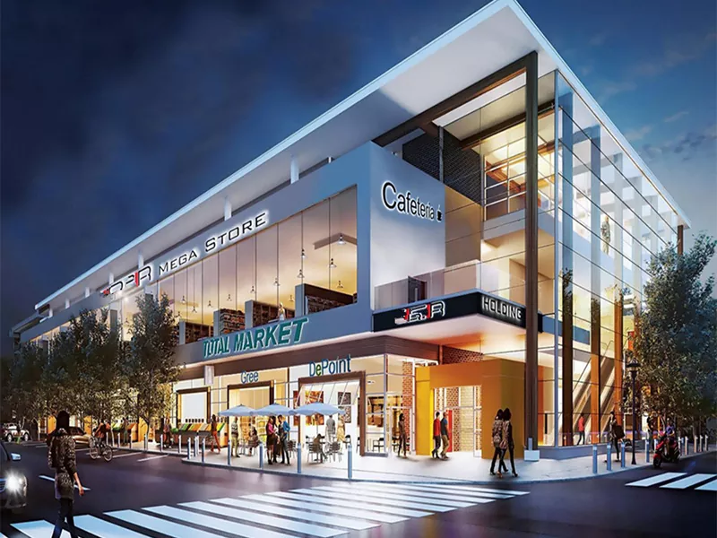 Gwo-echèl Comprehensive Steel Structure Shopping Center
