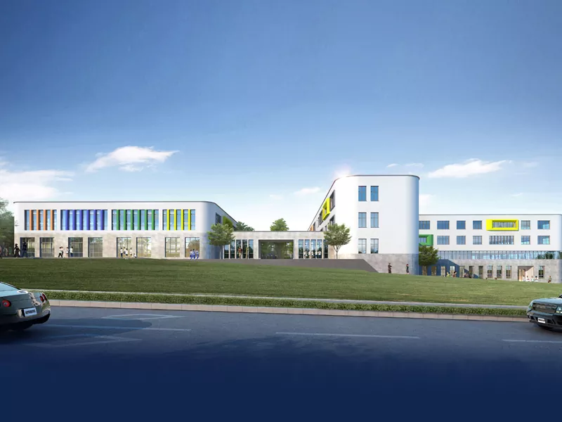 Estrikti Prefabrike Steel Building Lekòl