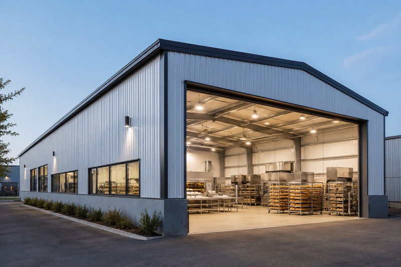 Steel Frame Bakery Atelye Konstriksyon