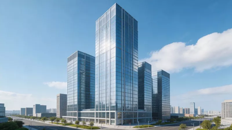 Steel Frame Financial Tower Konstriksyon