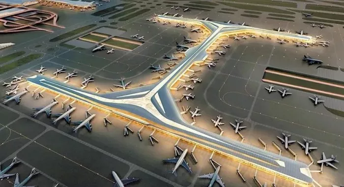 Steel Estrikti Ayewopò Satelit Concourse