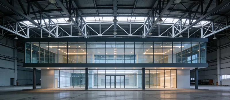 Steel Estrikti Enterprise Hall Egzibisyon